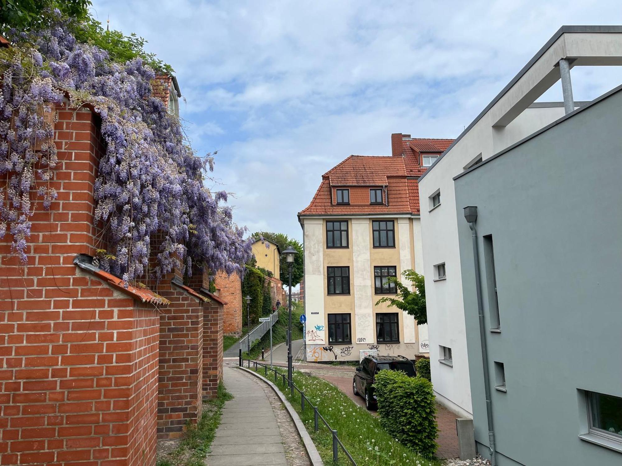 Ferienwohnung An Der Historischen Stadtmauer Росток Экстерьер фото